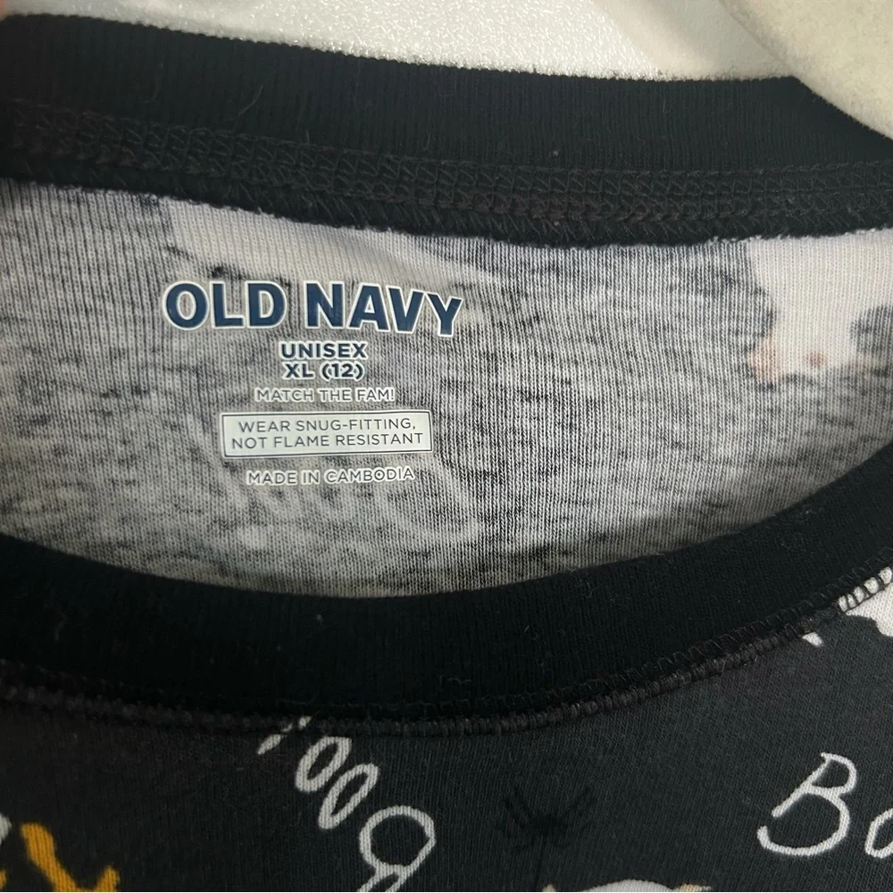 Old Navy‎ Kid's Halloween Dog Ghost Cotton Pajamas in Size XL